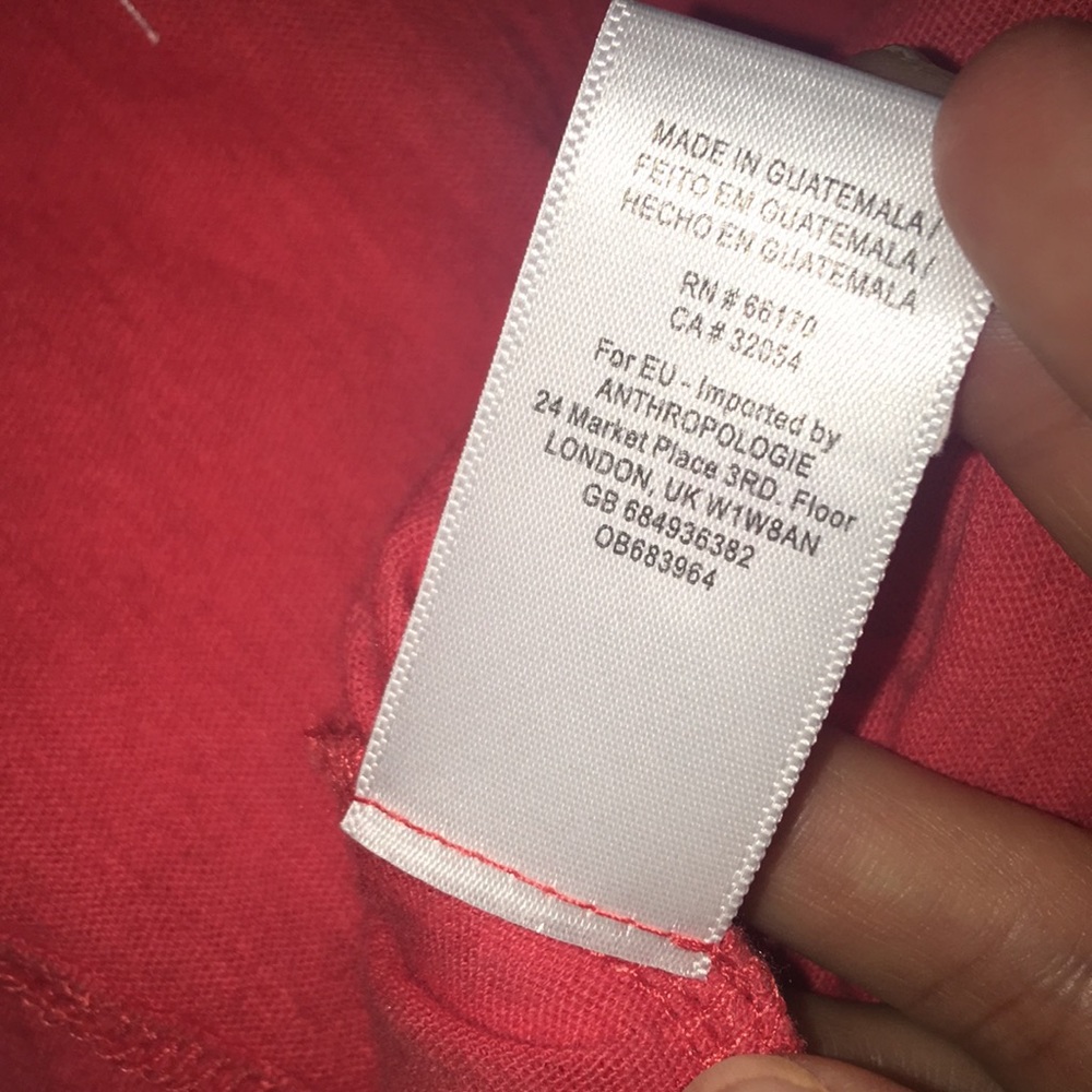 Antropologie pure + good v neck top sz m nwot - Picture 5 of 5